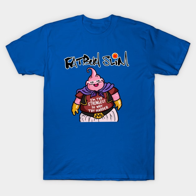 Fat Buu Slim T-Shirt by JPenfieldDesigns